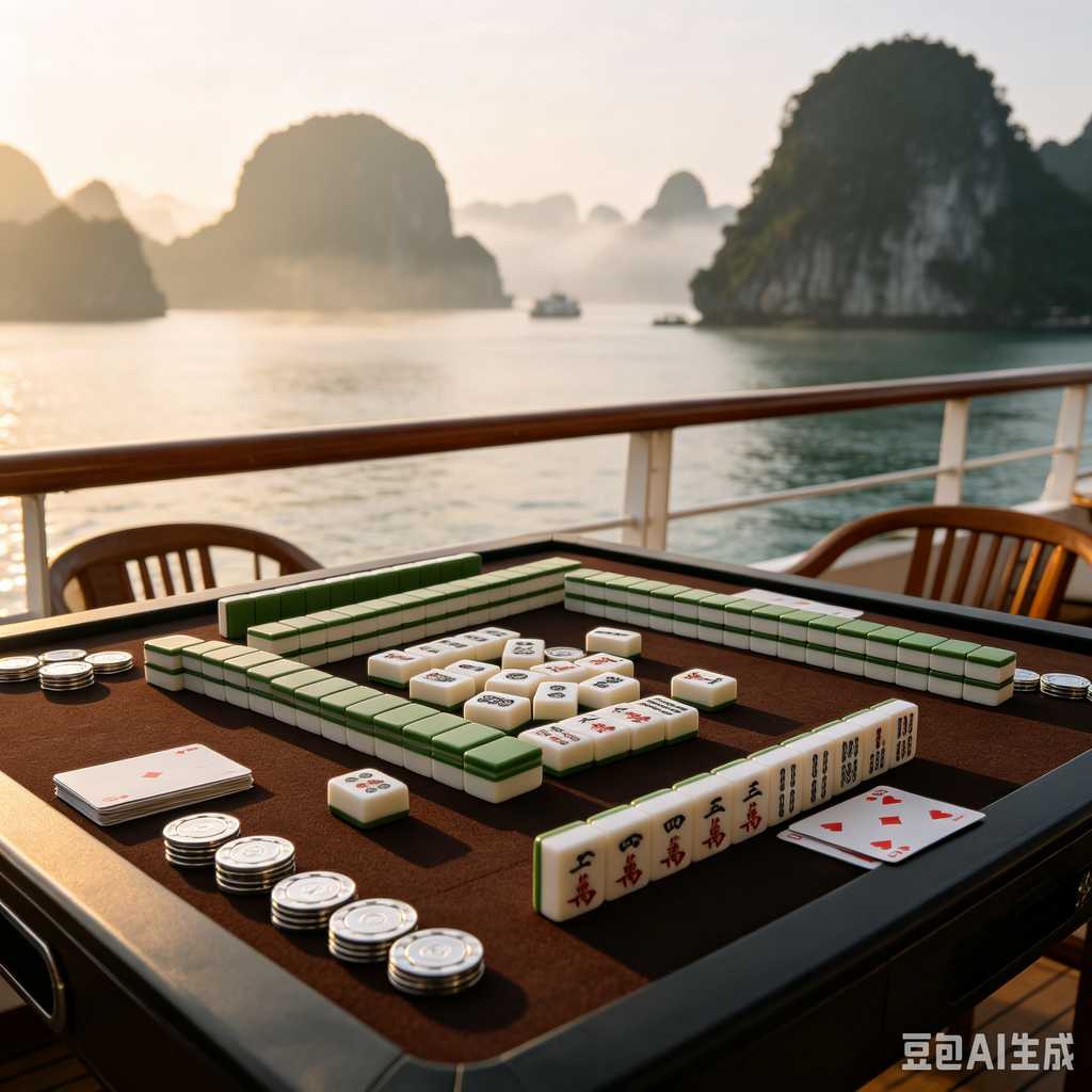 engraved texture mahjong tiles