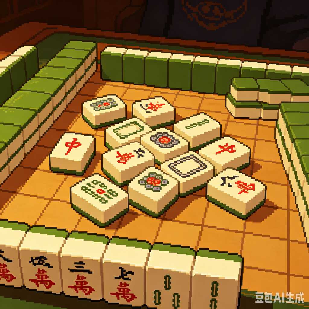 premium compact mahjong set