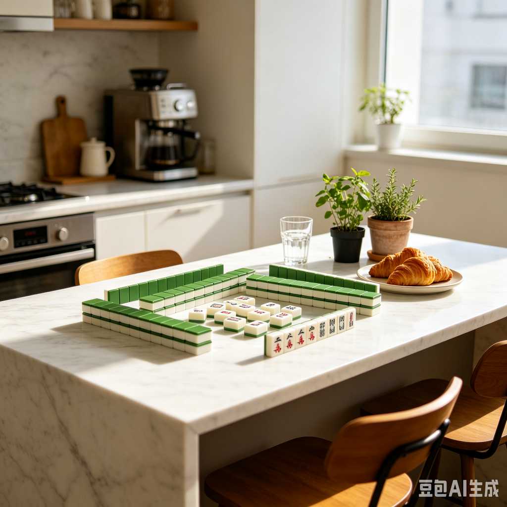 hand painted mahjong tiles