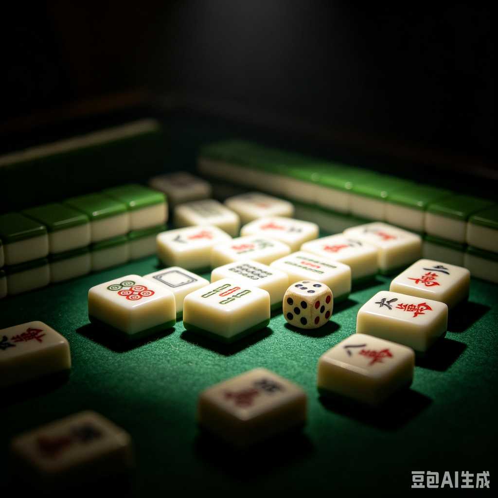 unique text mahjong tiles design