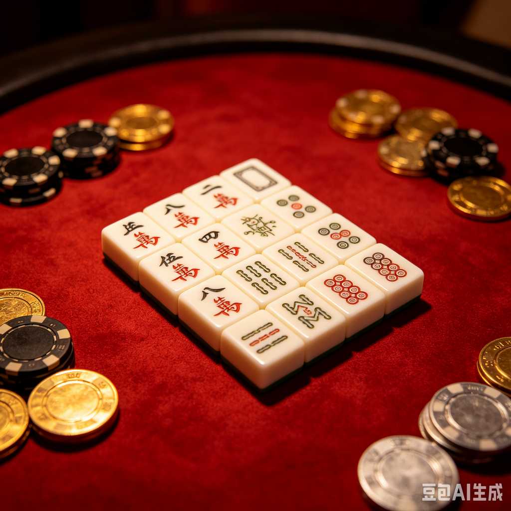 trendy color mahjong set
